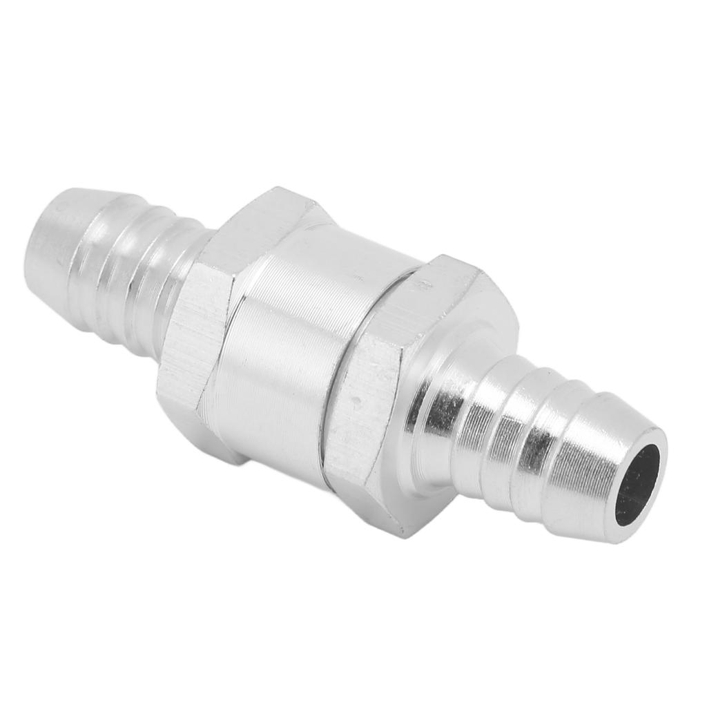 Non Return One Way Check Valve Aluminum Alloy Universal for Fuel Gasoline Oil Petrol Diesel