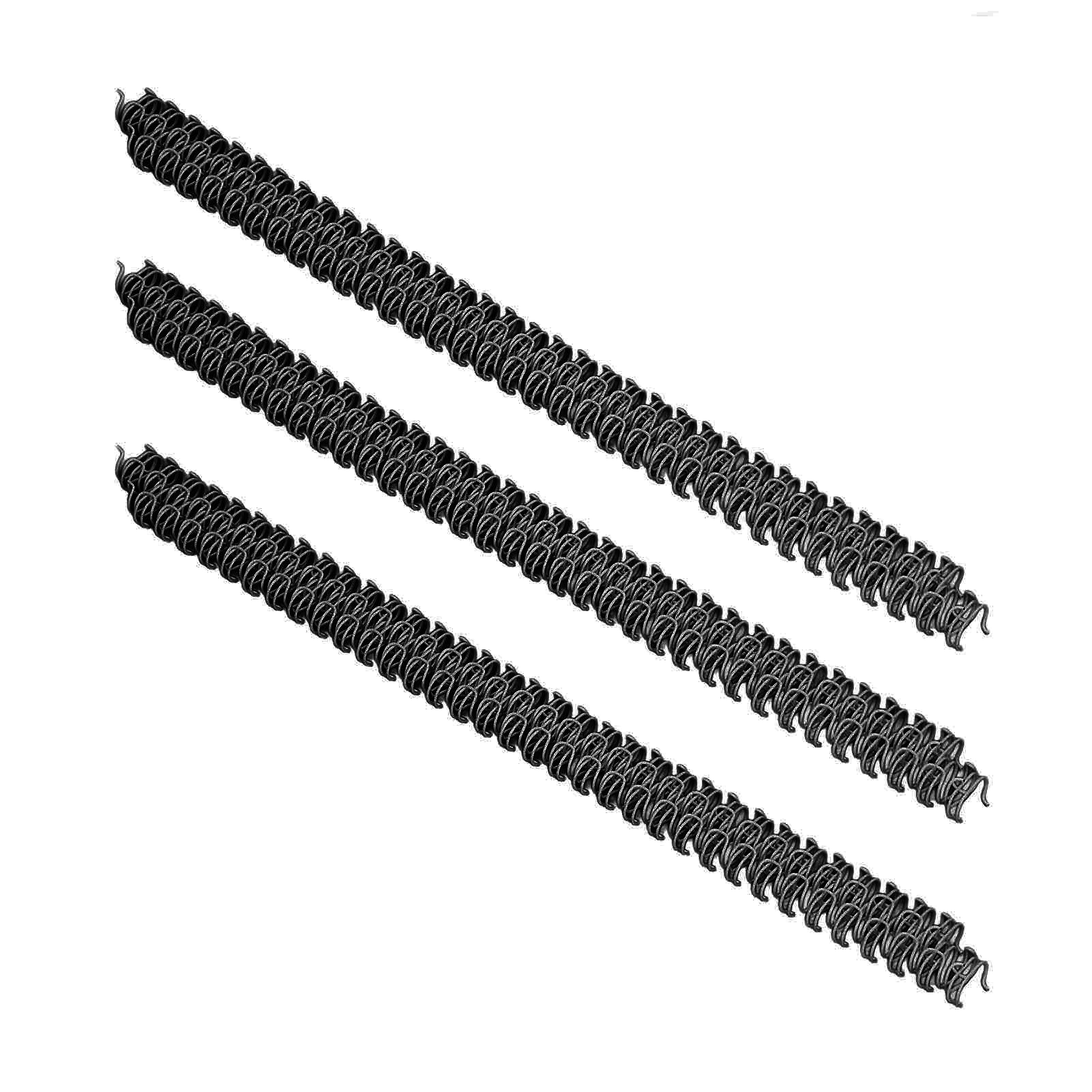 100Pcs Double Wire Binding Spines 34 Teeth 31 Pitch 79mm Diameter 40 Sheet Capacity Spiral Binding Coil 1360₽