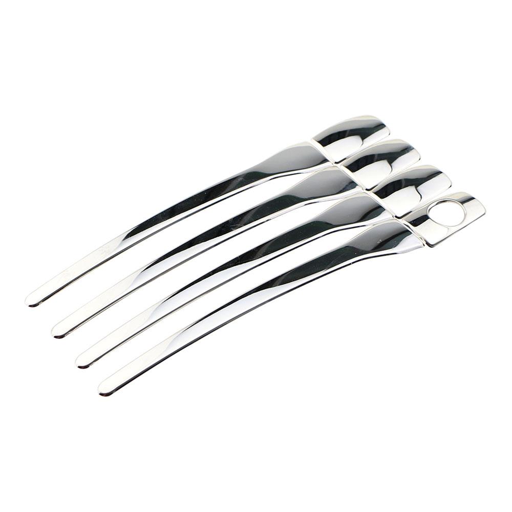 Stainless Steel Door Handle Cover Decoration Sticker for Peugeot 207 308 407 2008 2009 2010 Citroen C4 2004-2010 Car Styling