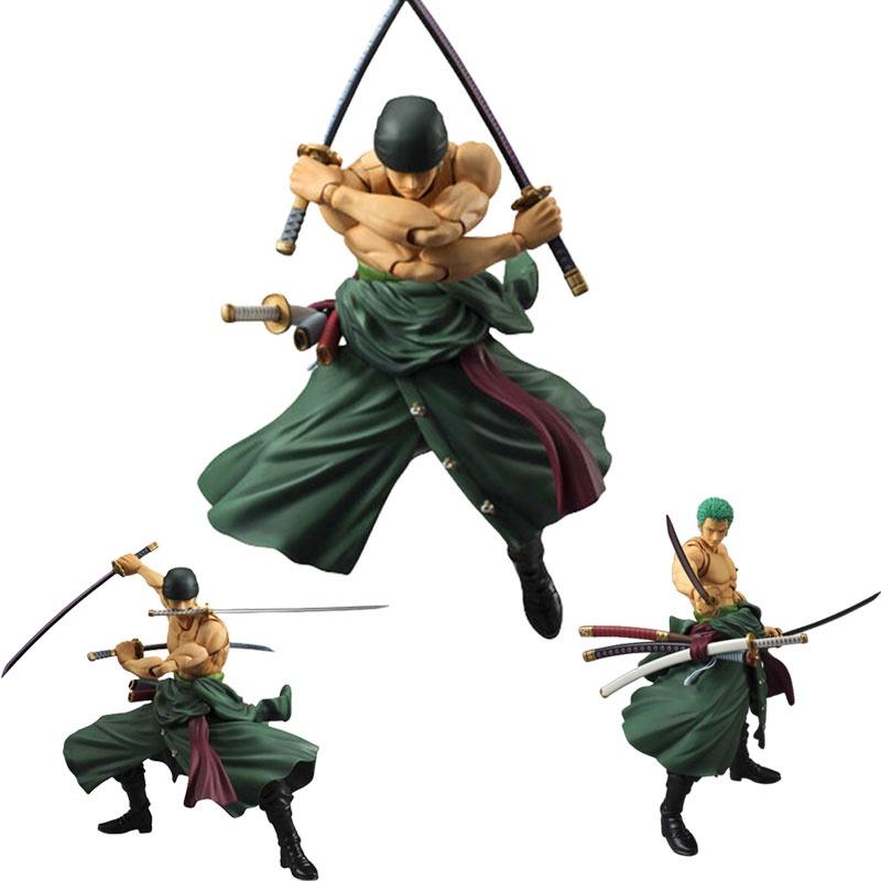 Pirate Action Figure Mh New World Three Sword Style 18cm Pvc Model Desktop Decoration Wholesale