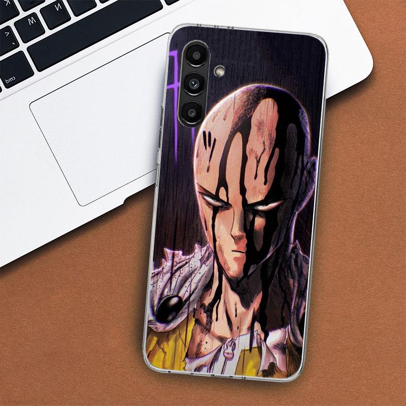 One P-Punch-Man Saitama King Phone Case For Samsung Galaxy A56 A55 A54 A53 A16 A15 A14 A13 A36 A35 A34 A33 A26 A25 A24 A23 A05S