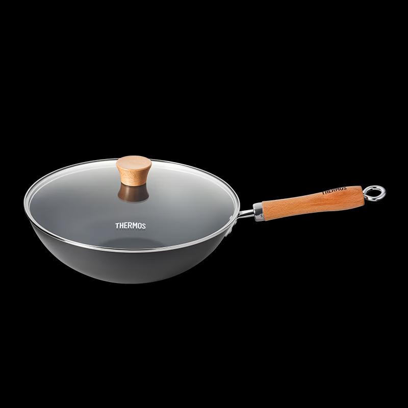 THERMOS IW Series 30 Rust-Proof Iron Wok