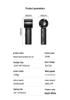 C01 Mini Wireless Handheld Fan: Brushless, High-Speed, Ice-Cooling, Long Battery Life, Portable.