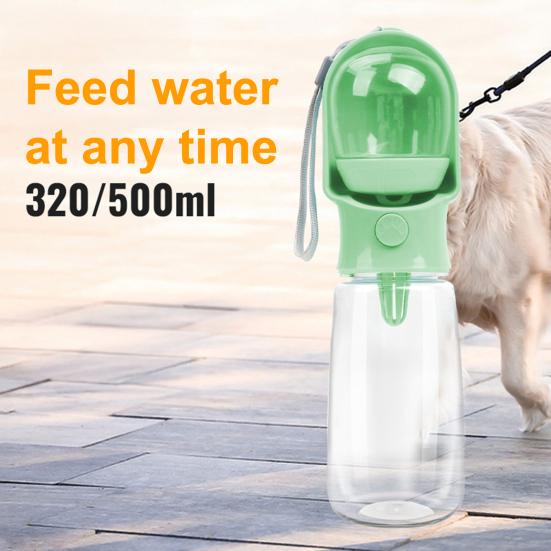 Travel 2-in-1 Pet Feeder Portable Dog Water Bottle Leak-Proof Water Dispenser