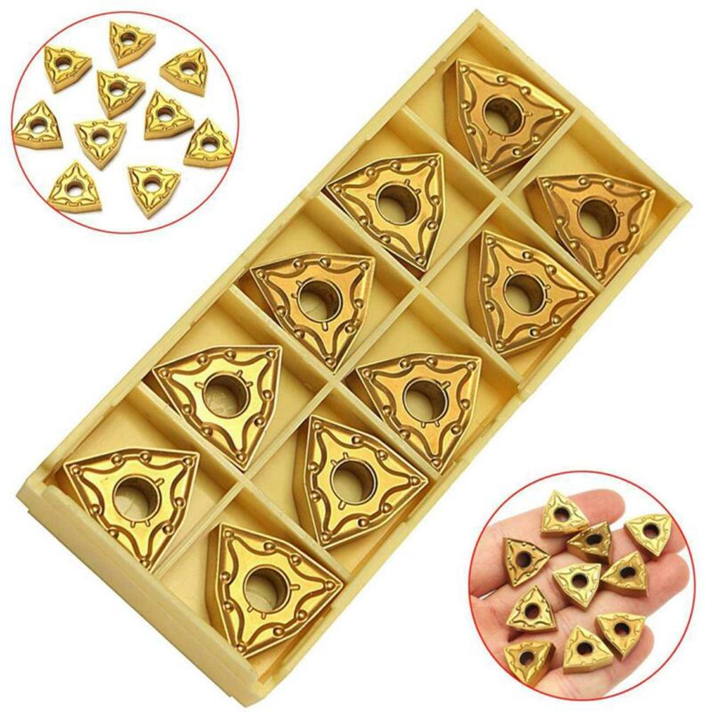 S20R MWLNR08 CNC Lathe Tool Holder with 10 WNMG080404 Carbide Inserts for Steel Processing and Harsh Environments