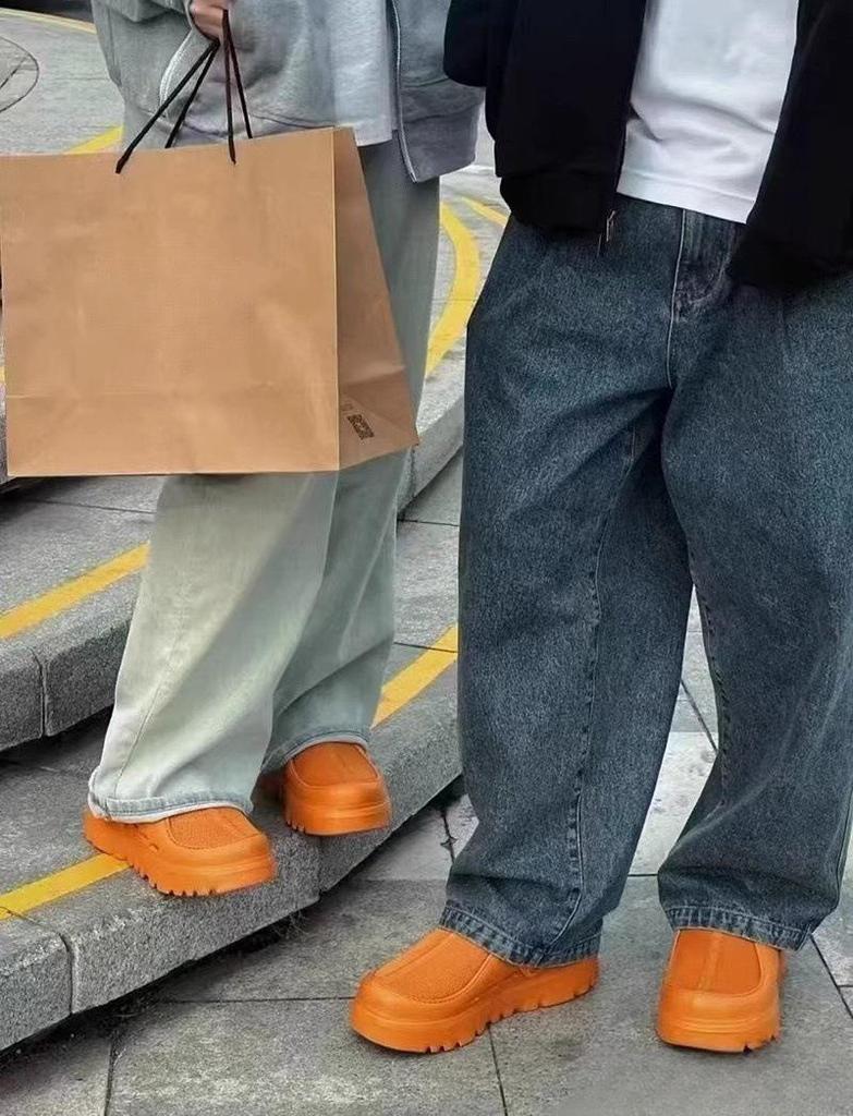 Damen Sandalen mit dicker Sohle und Absatz zum Hineinschlüpfen für Frühling/Sommer 2025