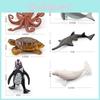 Miniature Ocean Creature Pvc Figurine For Display And Educational Use
