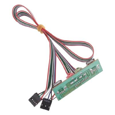 I/0 Audio Output Input DualUSB Front Panel Board Cable USB Audio Panel Cable
