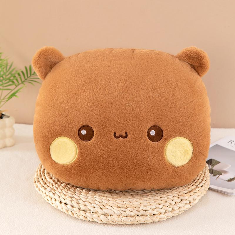 Ein Zwei Buuh Plüschkissen mit Cartoon: Multifunktionale weiche Kissen & große Puppe für das Bettkopfteil oder die Heimdekoration