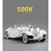 1/24 Benzs 500K Alaşımlı Araba Modeli Pres Döküm Metal Klasik Araçlar Araba Modeli Simülasyon Ses ve Işık Koleksiyonu Çocuk Oyuncak Hediye