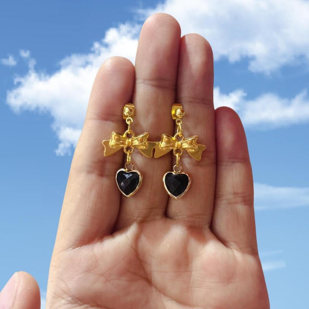 Gothic Punk Flame Cross Drop Earrings, Vintage Y2K Statement Jewelry