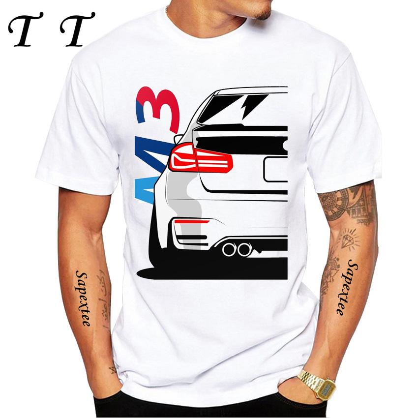 New Summer Men Short Sleeve Drive The Classic Germany EUDM - E34 M5 - X5 E30 Cars Evolution Retro T-Shirt Boy Casual White Tees