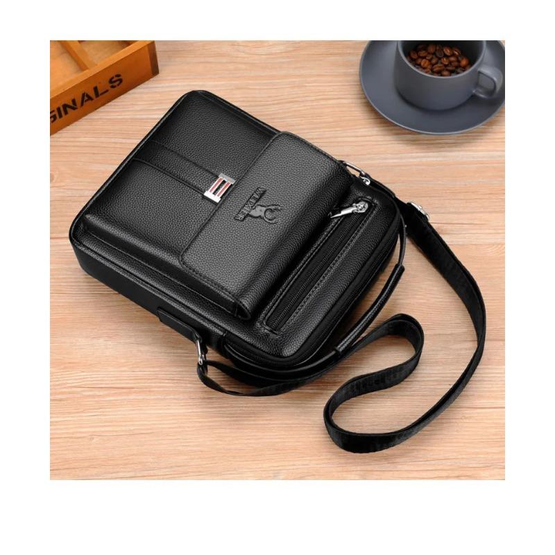 Men's Shoulder Bag with Large Capacity, Waterproof and Wear-resistant