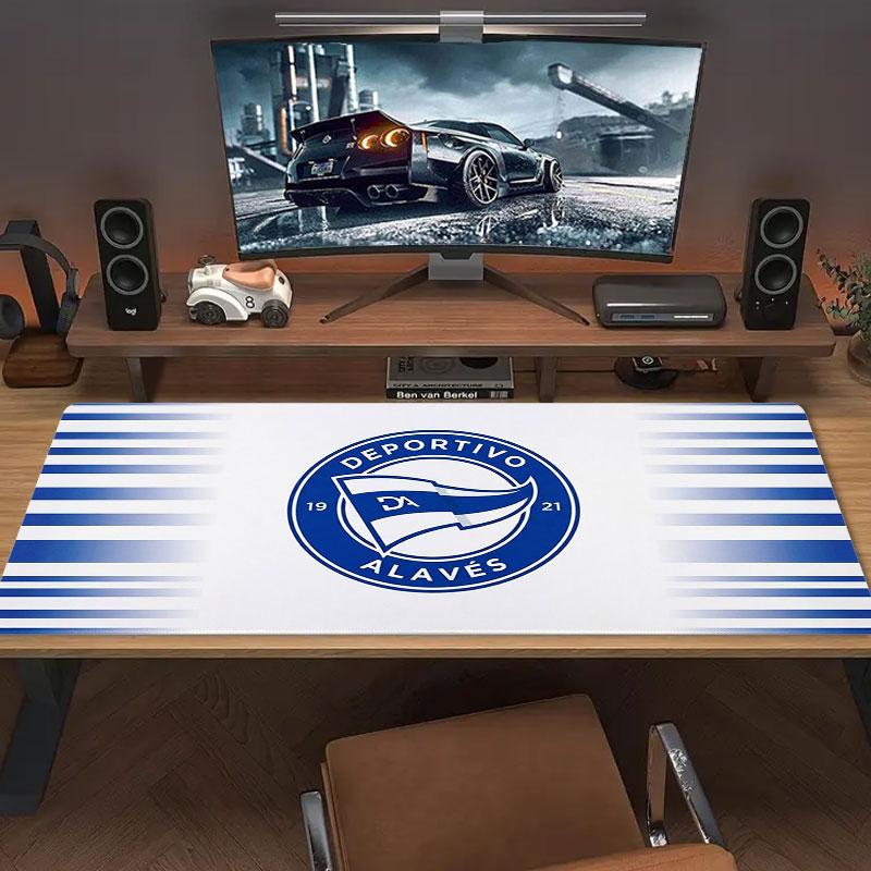 Deportivo Alaves Large Size Mouse Pad Large Gaming Table Cushion Non-slip Laptop Tablet Big Mousepad XXL Mat Mini PC Playmat With Lock edge