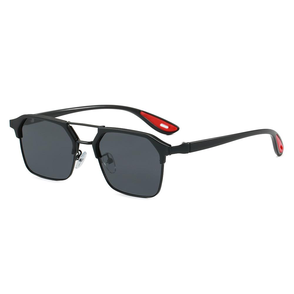 Square Sunglasses Photochromic Metal Frame Sunglasses Anti Glare Sunglasses Modern For Fishing Sports Travel