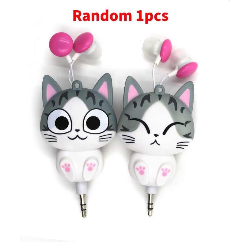 Chi Sweet Home Cat Retractable In Ear Wired Headphones Cartoon Earphone Gift