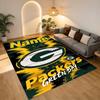 Custom Green Bay Packers Area Rug Living Room Nonslip Soft Carpet For Bedroom Game Playroom Sofa Office Home Decor Doormat Christmas Gift C10373