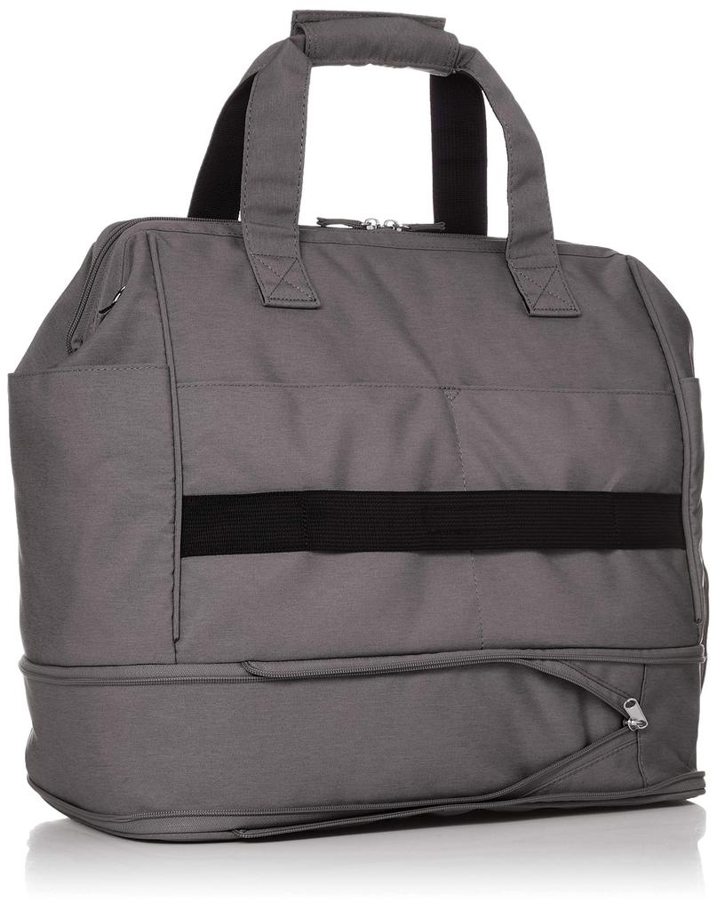 Shoulder Bag SPS Lightweight Heathered Polyester Expandable Boston Gray [Anello Grande] GT-C3341 Water-Repellent 2-Way Bag,