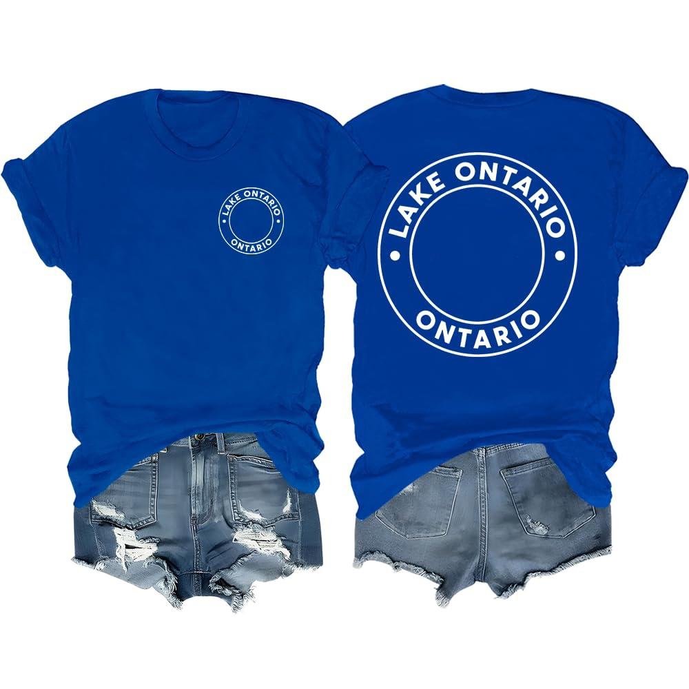 Men's and Women's Matching Fashion Casual Letter-Printed Round-neck Short-Sleeved T-Shirt Top