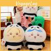 Panda Chiikawa Transformation Plush Toy Cute Soft Doll Kid Room Gift Decoration