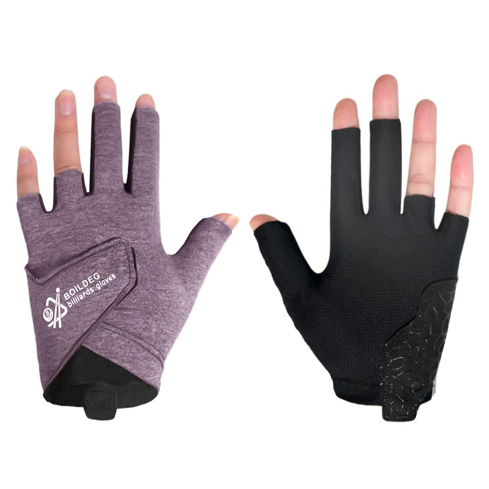 1PC Professional Billiards Gloves With Anti-Slip Pads Breathable And Sweat-Wicking Snooker Gloves Self-Adhesive Cloth Fixed For Left Hand