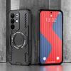 KEYSION Hollow Heat Dissipation Case for Realme C85 5G Silicone+PC Magnetic Cooling Shockproof Phone Cover for OPPO Realme C85
