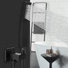 NearMoon Brass HandHeld Shower Head, Luxury High Pressure Shower Kit with Wall Connector and Hose Set, for Bathroom Showering System Contemporary