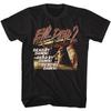 T-shirt da uomo The Evil Dead 2 Film Dead By Dawn Ripetizione Porta della Cantina Incatenata