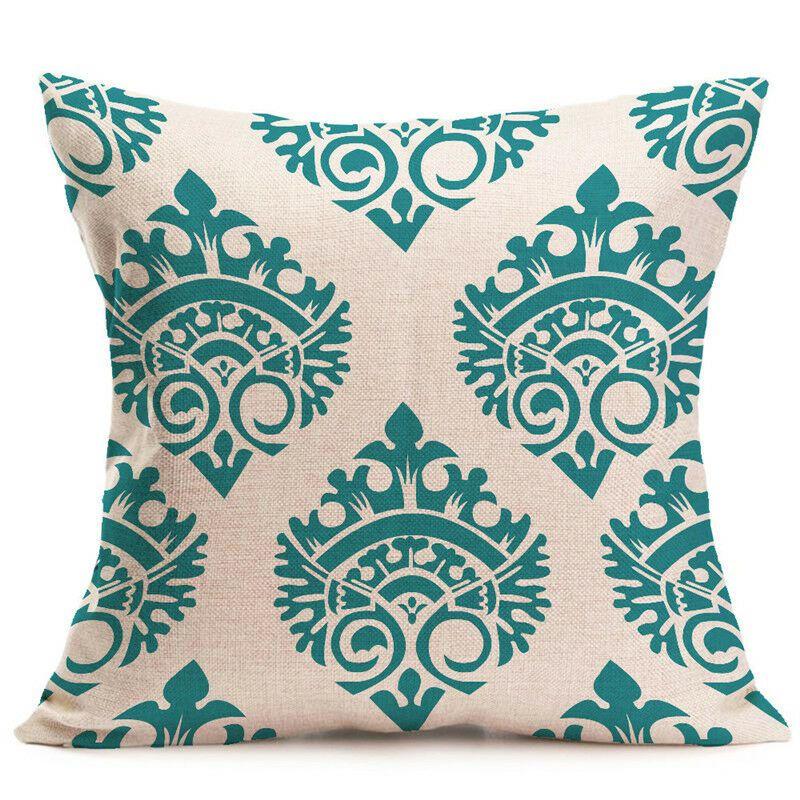 Luxurious Resistant Scatter Waist Throw Pillow Case With Timeless Geometric Design