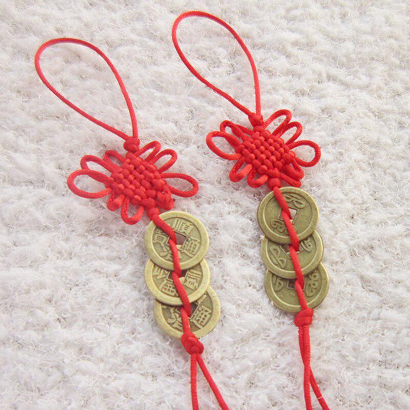 Hanging Chinese Luck Rope Knot Prosperity Wealth Tassel Coin Red Shui Good Feng Hanging Chinese Luck Rope Knot Prosperity Wealth Tassel Coin Red Shui Good Feng