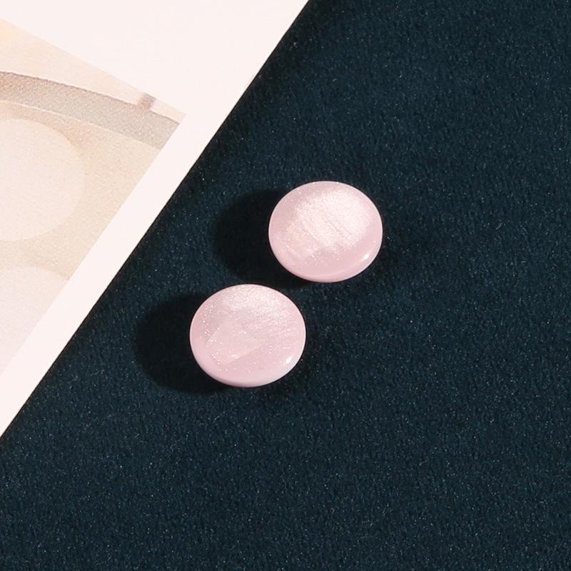 Harz Perlmutt Hemdknöpfe Damenbekleidung Oberteil Hemd Strickjacke Chiffonhemd Exquisite High-End Knöpfe Runde Knöpfe