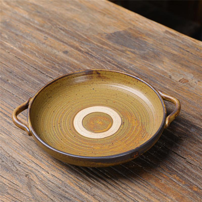 Ceramic Cup Rice Bowl Set, One Person Food, Japanese-Style Household Tableware, Plates, Dishes, Dishes, Retro Western Tableware