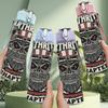 1PC Black Skull Badge 750ml sports water bottle leakproof straw lid outdoor office home