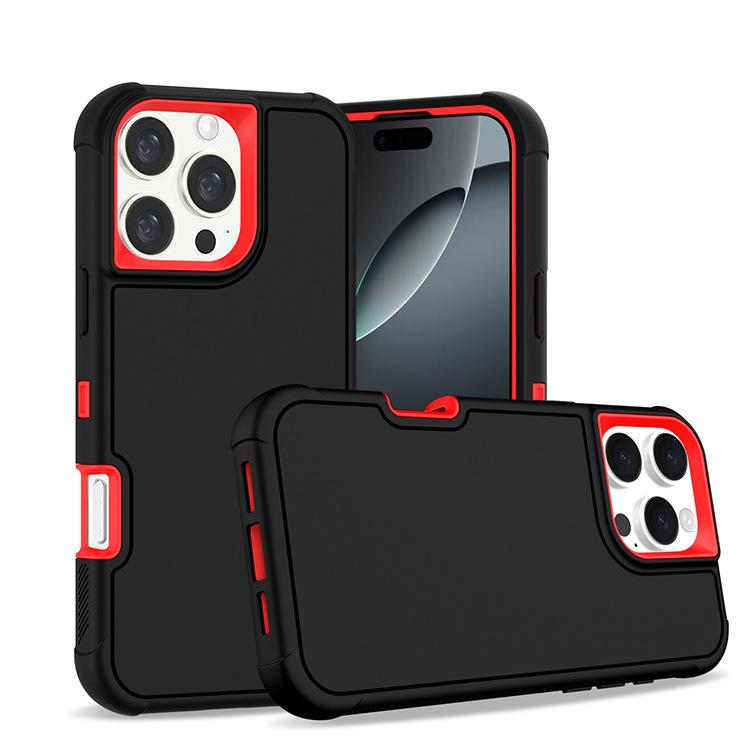 New for IP16promax Defense Three-in-one Anti-fall, Anti-scratch, Wear-resistant and Anti-oxidation Mobile Phone Case