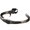 Handmade Bohemian Silver-Plated Bracelet With Mountain Spirit Flower Motif Vintage Ethnic Style Adjustable Wristband