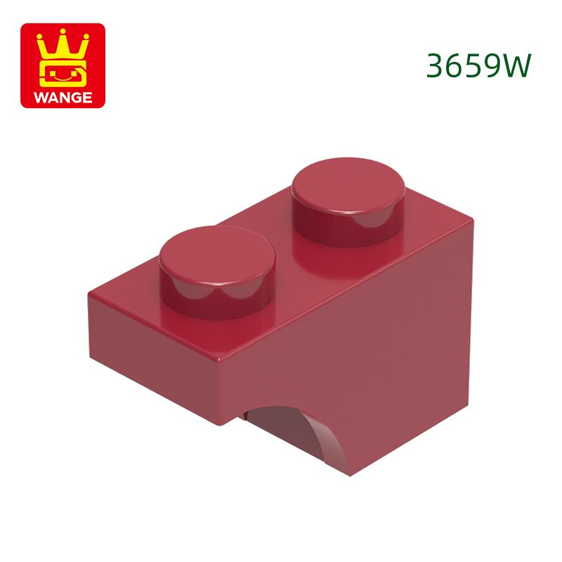 166Pcs/lot 3659W 1x2 Half Arch Construction Block Moc Colour Accessories Works With featuring Brick DO IT YOURSELF Children's Toy Assembly Gift Idea
