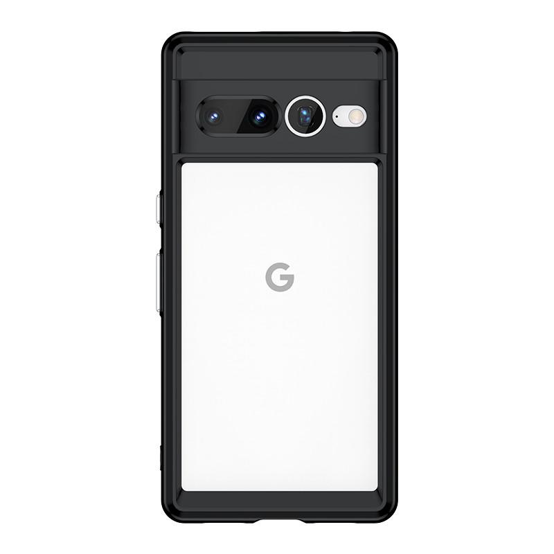 

Для Google Pixel 7 Pro Чехол Для Pixel 7 Pro Чехол Цветной Мягкий Силиконовый Прозрачный Ударопрочный Бампер Для Google Pixel 7 For Pixel 7 Pro чёрный