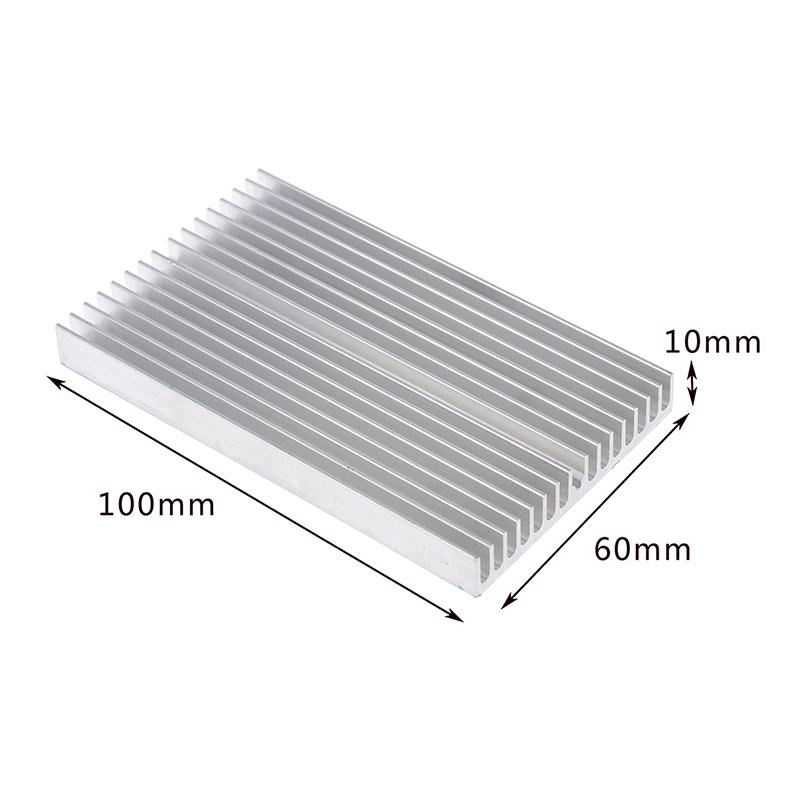 

Радиатор из алюминиевого сплава 100 мм охлаждающая прокладка светодиодный чип ИС кулер радиатор теплоотвод серебряный