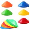 10Pcs Cone Tube Football Disc Cone Set Football Agility Training Saucer Marking Disc Multi Sport Training Space Cone Accessorie
