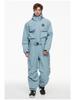 Unisex Waterproof One-Piece Ski Suit, Loose Fit, American-Style, Warm for 24-25 Snow Season