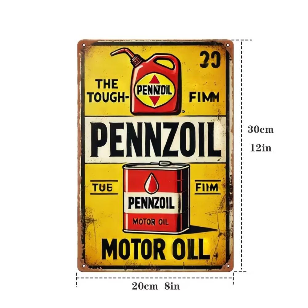 ManCavePro™ Vintage Iron Sheet Painting | Retro-Inspired Metal Sign | Ideal for Men's Lounges, Yards & Garages Decor