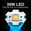Strong Light LED Flashlight Long Shot 1500M Powerful Torch Light With Fluorescent Lights Zoomable Lantern Outdoor Camping Fishing Flashlights