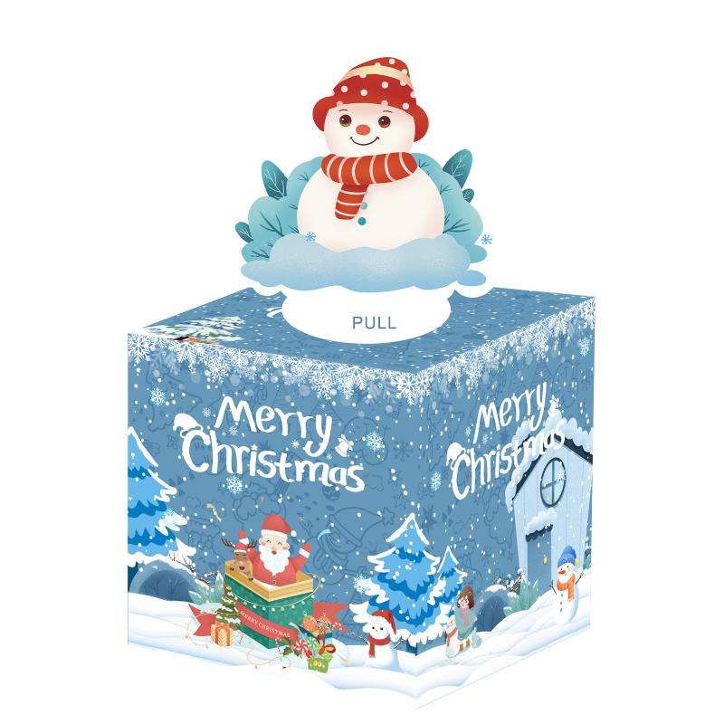 Christmas Money Box Collection With Santa And Friends For Holiday Party Decorations Gift Exchange Cash Box Festival Ornament