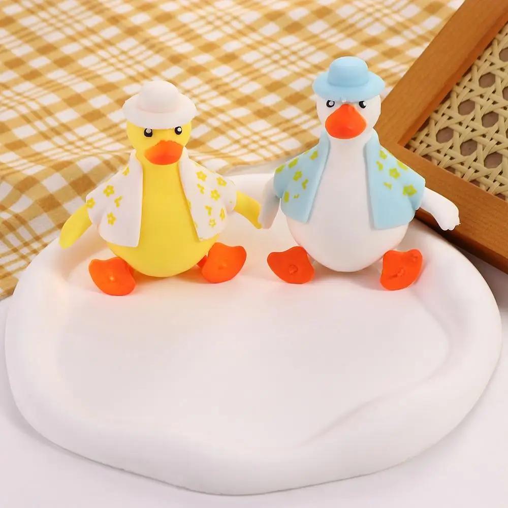 Duck Shape Slow Rising Squeeze Toy Rebound Ball Animal Slow Rebound Toy Anti-stress Tpr Stress Relief Toy Party Favors
