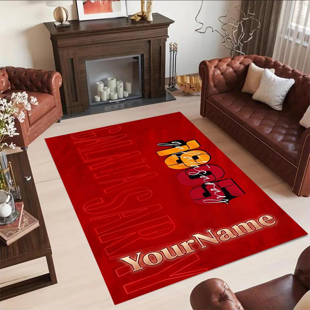 Galatasaray Personalized Text Floor Mat Perfect For Hallway Dining Room Living Rooms Decorate Room Antislip Carpet Office Home Decor