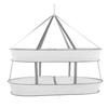 Mesh Clothes Drying Rack Space Saving Versatile Folding Mesh Laundry Hanging Dryer with 360 Degrees Rotatable Hook for