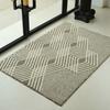 High-end Door Mats Non Slip Entrance Doormat Rubber Bottom Water Absorbent Bathroom Carpet Plaid Weave Rugs Hallway Floor Mats