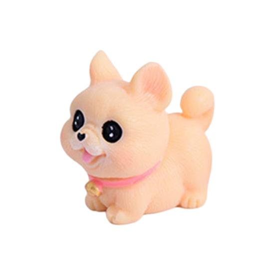 

Модная антибликовая милая мультяшная сказка сад яркая мини-фигурка собаки для гостиной D