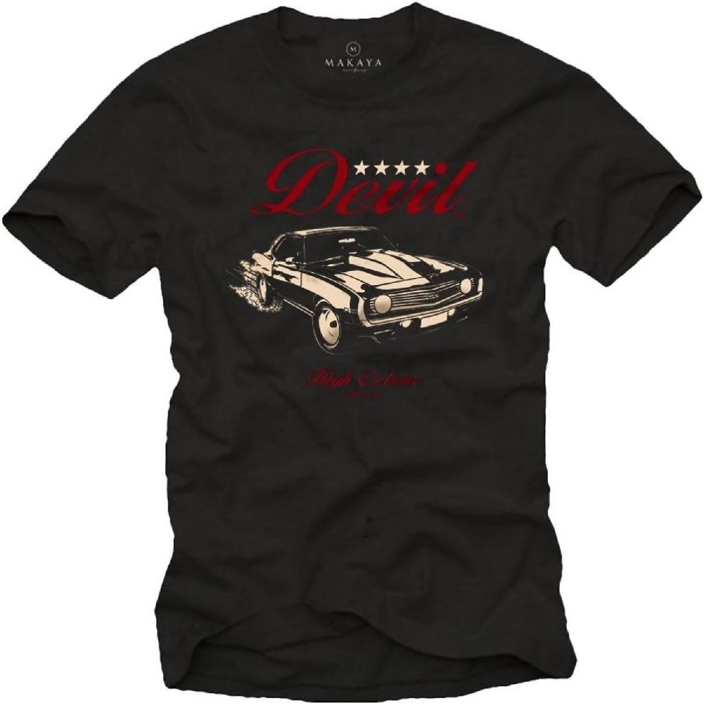 MAKAYA Vintage Men`s T-Shirt - Devil SS