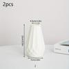 Simple and Fresh White Vase, Creative Flower Arrangement Container, for Kitchen Living Bedroom, Home Simulated Vase Decoration.